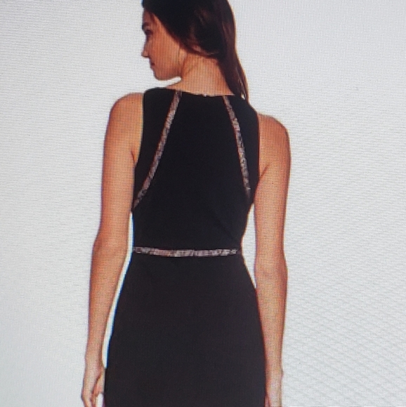 Adrianna Papell Sleeveles Jersey Halter Gown - Picture 3 of 4